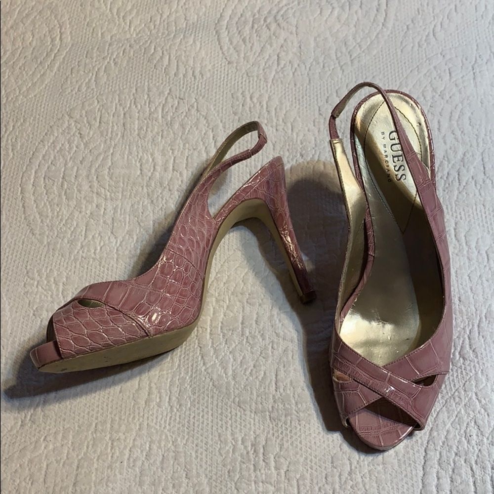 Guess by Marciano sling back heels. 9
